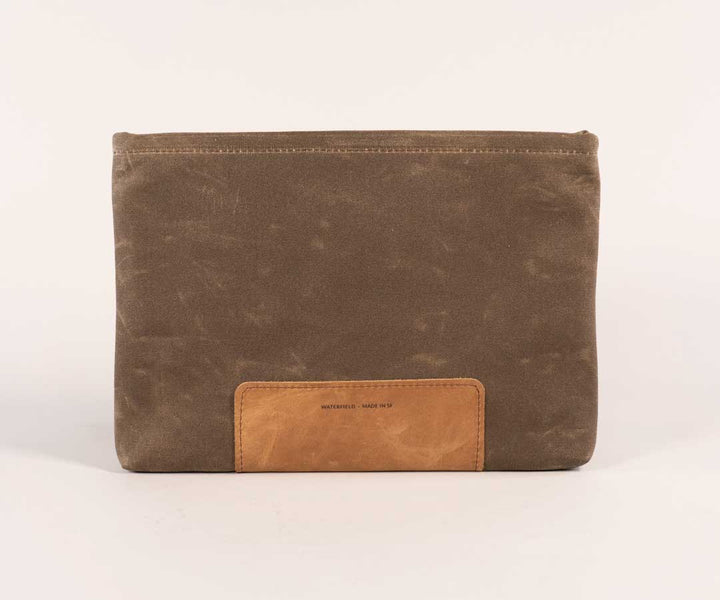 Brown waxed canvas