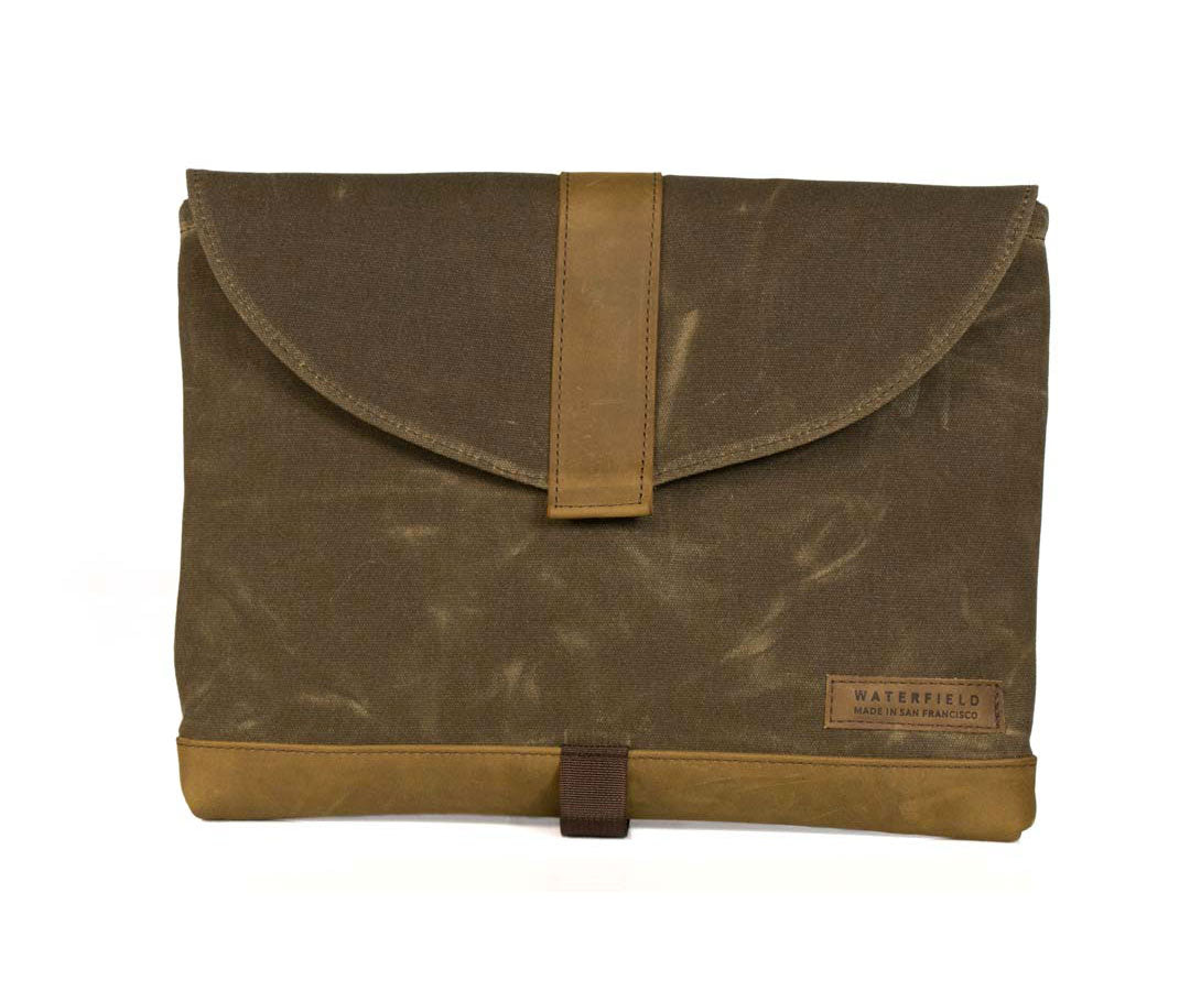 Waxed Canvas and Grizzly Leather