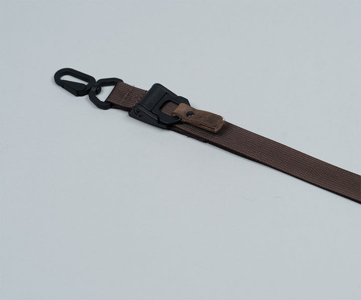 Brown with chocolate leather tab