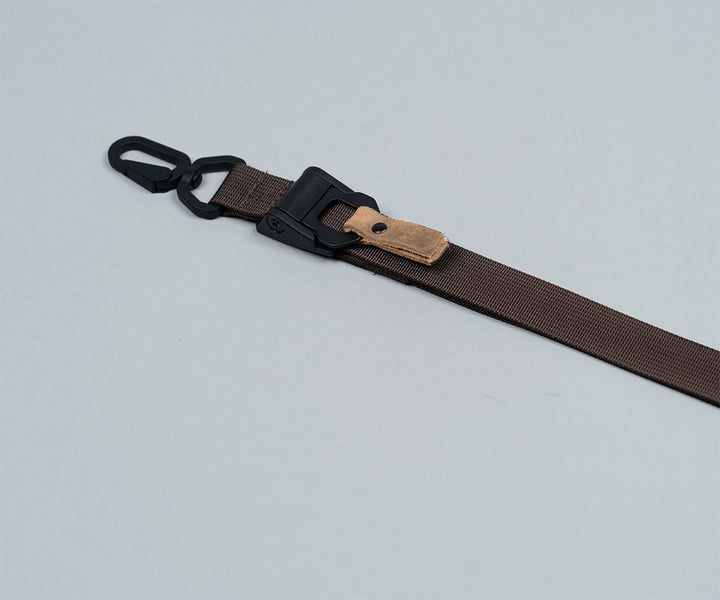 Brown with grizzly leather tab