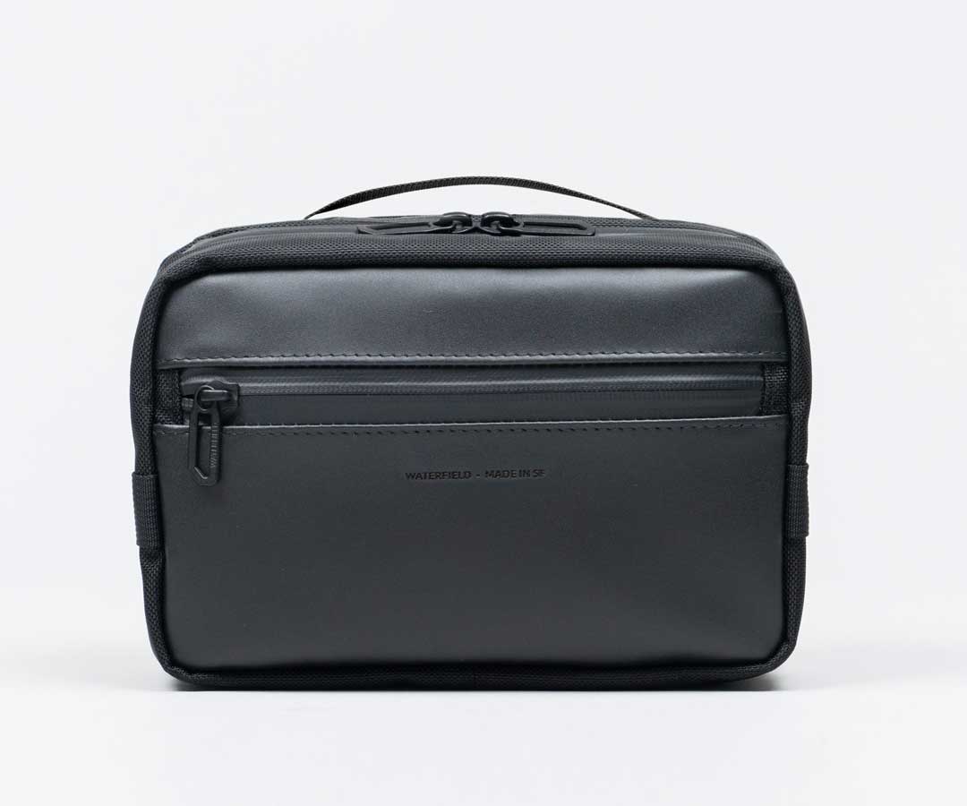 Ballistic Nylon + Black Leather