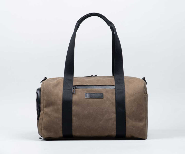 Brown waxed canvas