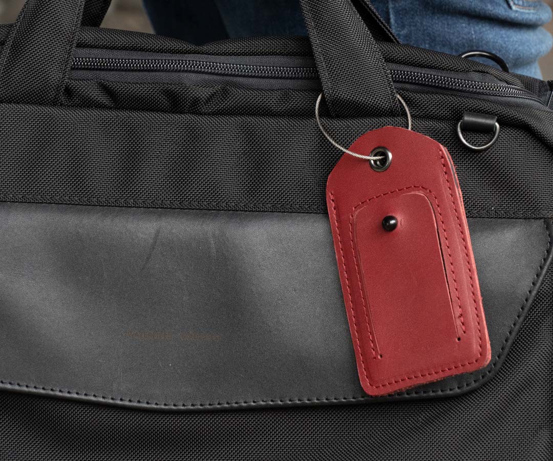 Result: Leather Luggage Tag