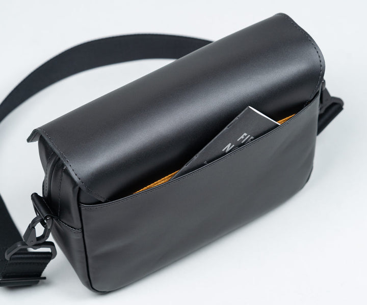 Back pocket for frequently-accessed items 