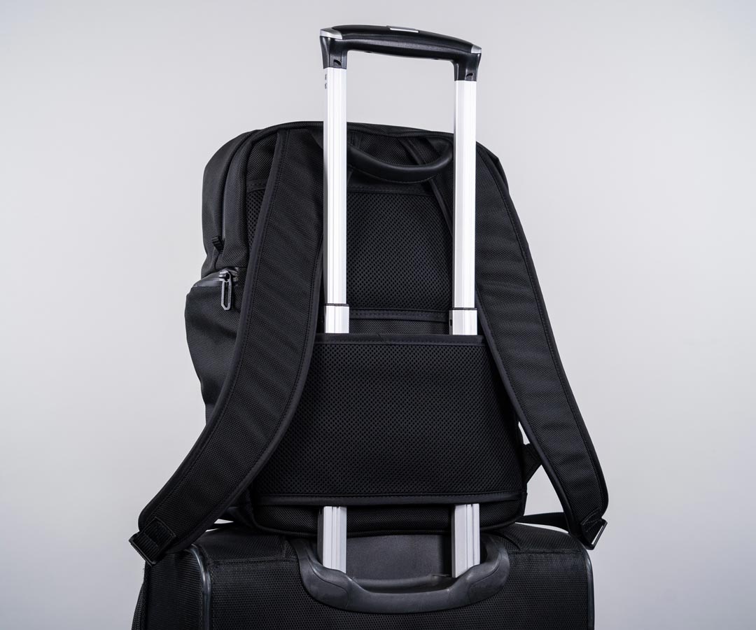 Slot for carry-on handles