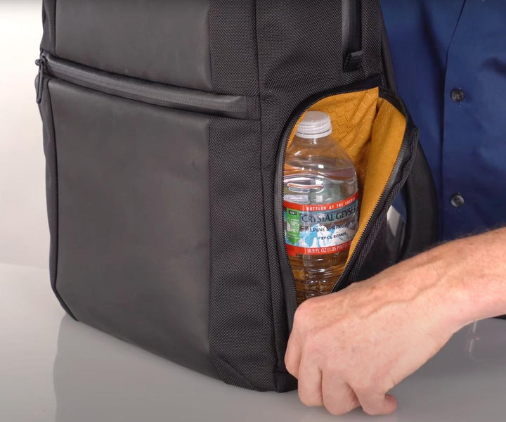 Integrated Water Bottle Pocket
