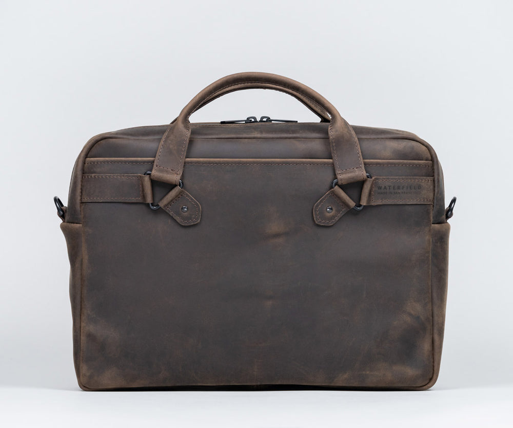 Executive Leather Laptop Briefcase