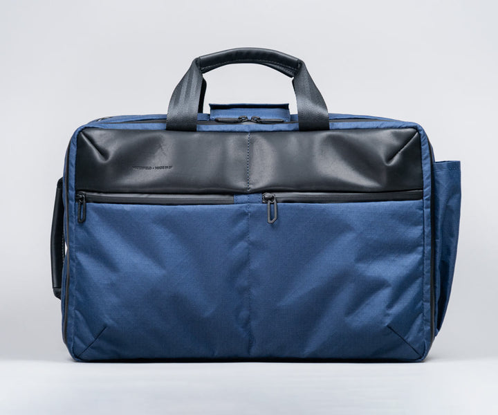 Navy EcoPak® + Black Leather