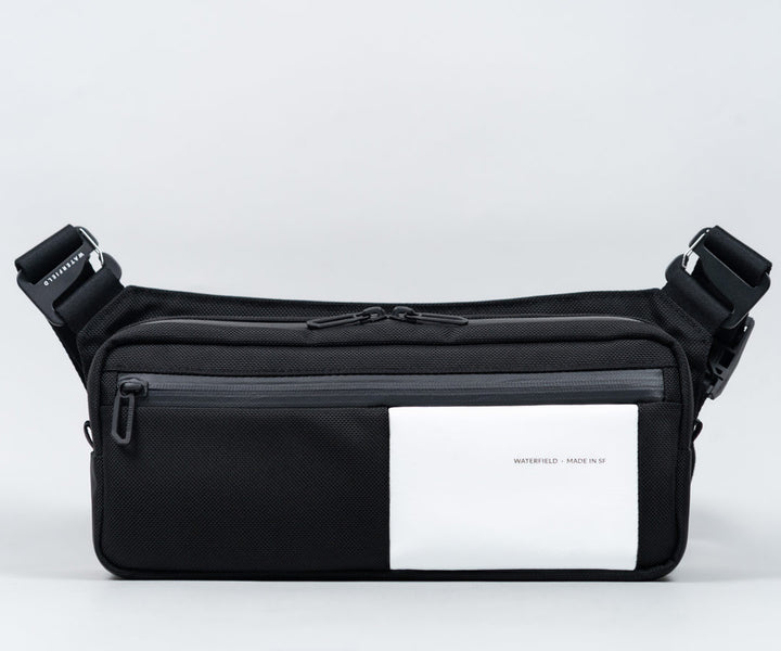 Ballistic nylon with white leather