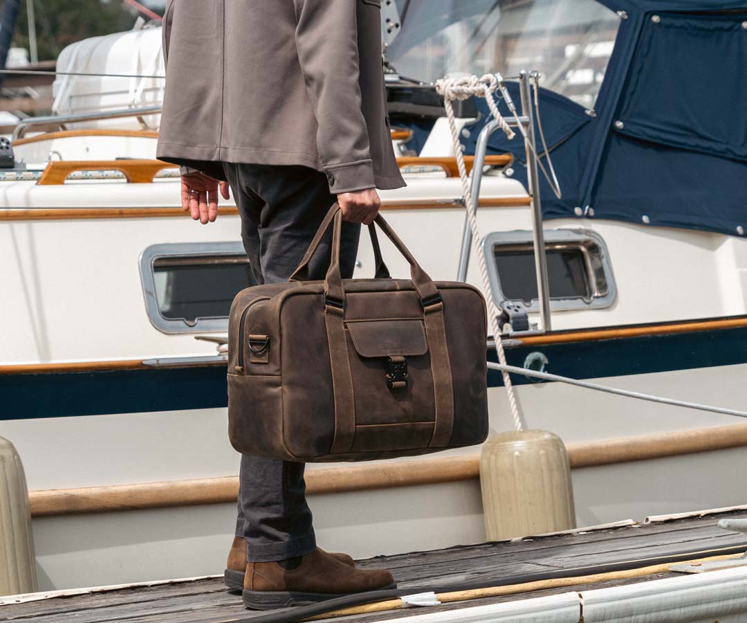 Tribeca Leather Duffel