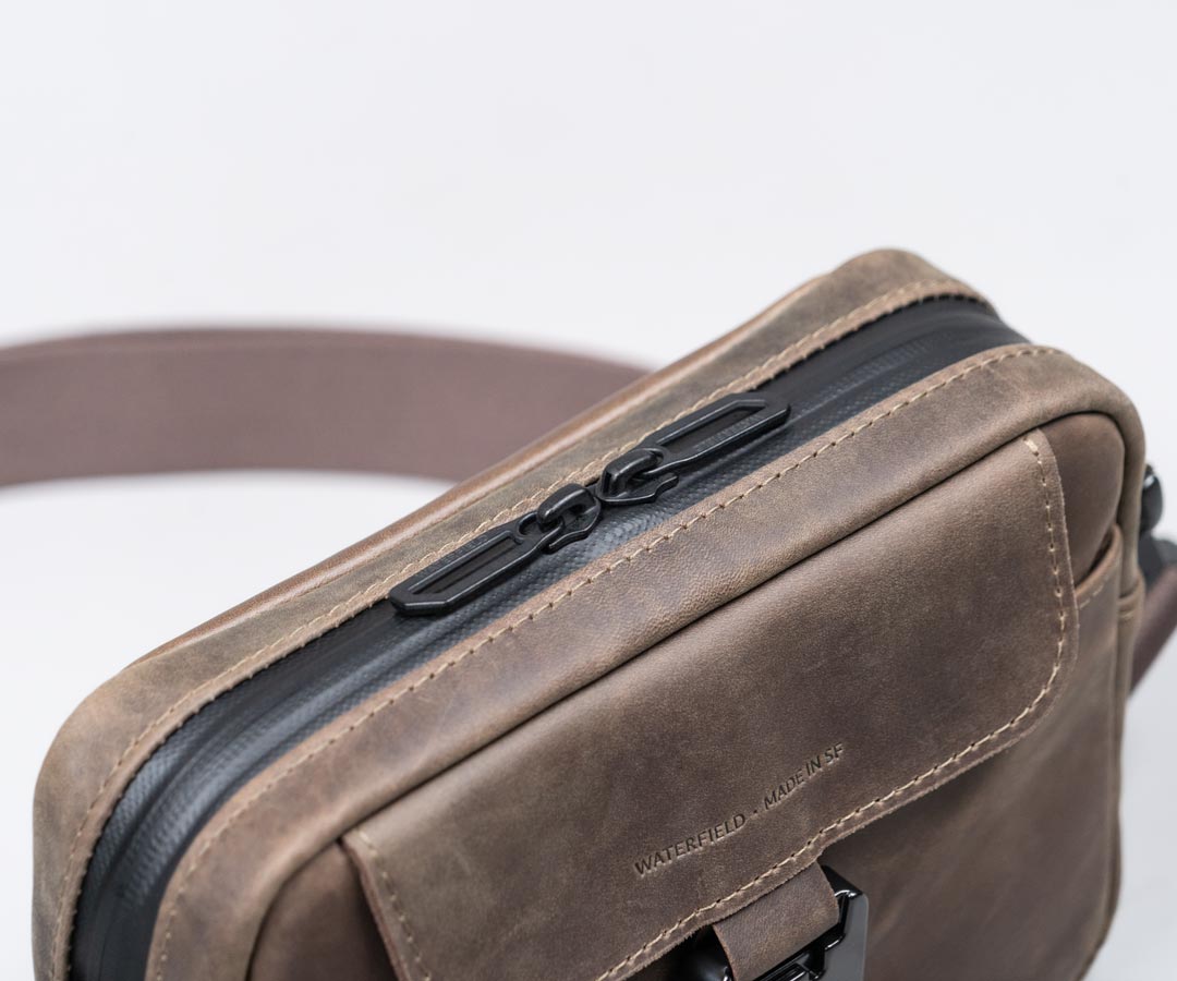 Water-resistant, dual-pull YKK® zippers