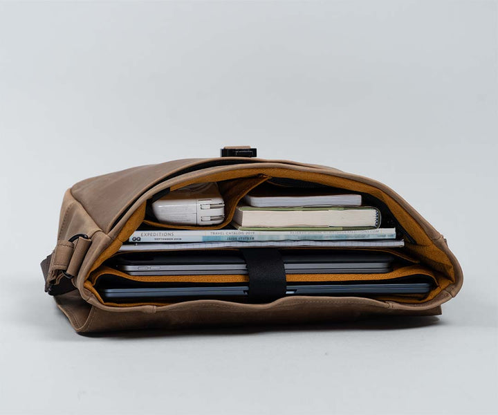 Full-size fits up to a 16" laptop and your work essentials 
