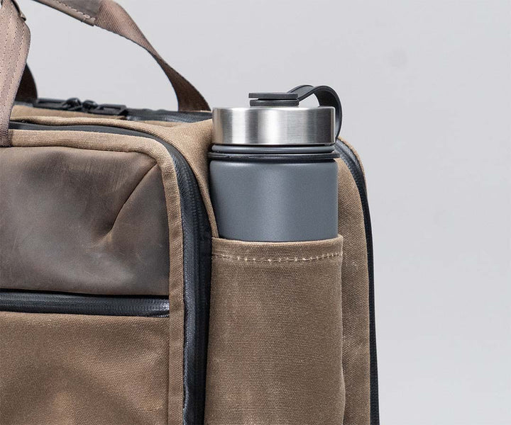 Holds water bottles up to 3'' in diameter