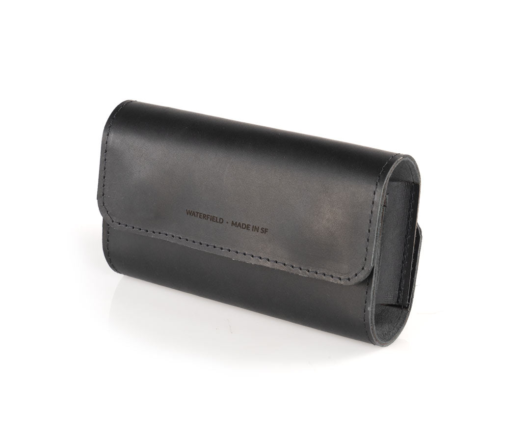 Black Leather with Gray Ultrasuede