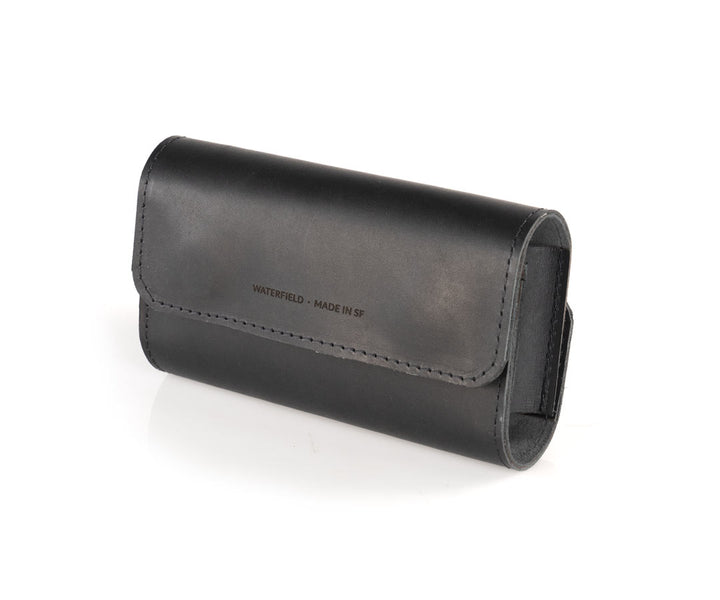 Black Leather with Gray Ultrasuede