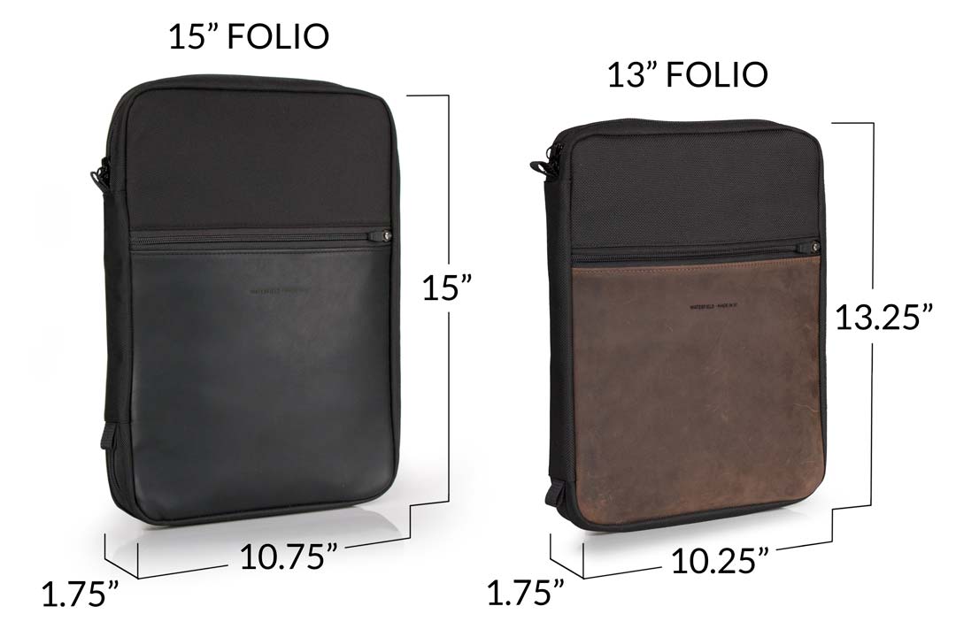 Vertical orientation to fit in backpacks