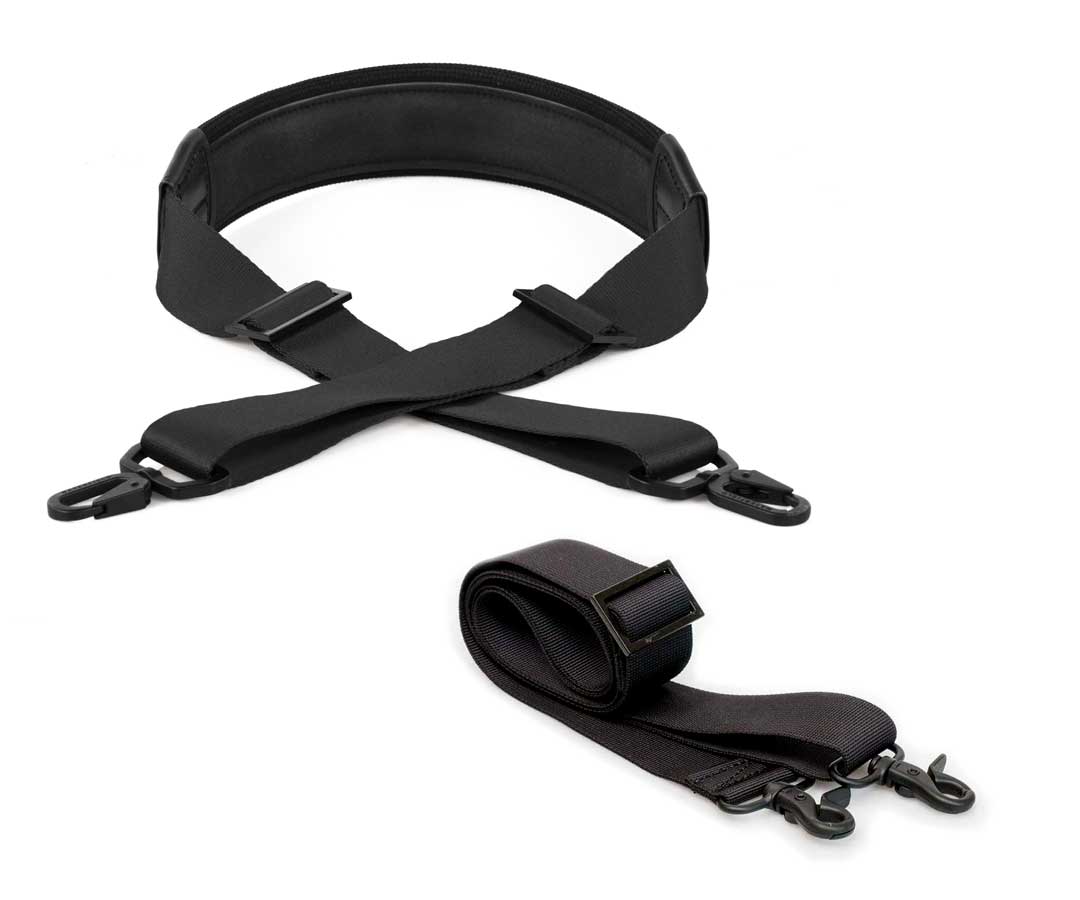 OPTIONAL: Supreme Suspension Strap ($49) or Simple Shoulder Strap ($25) sold separately