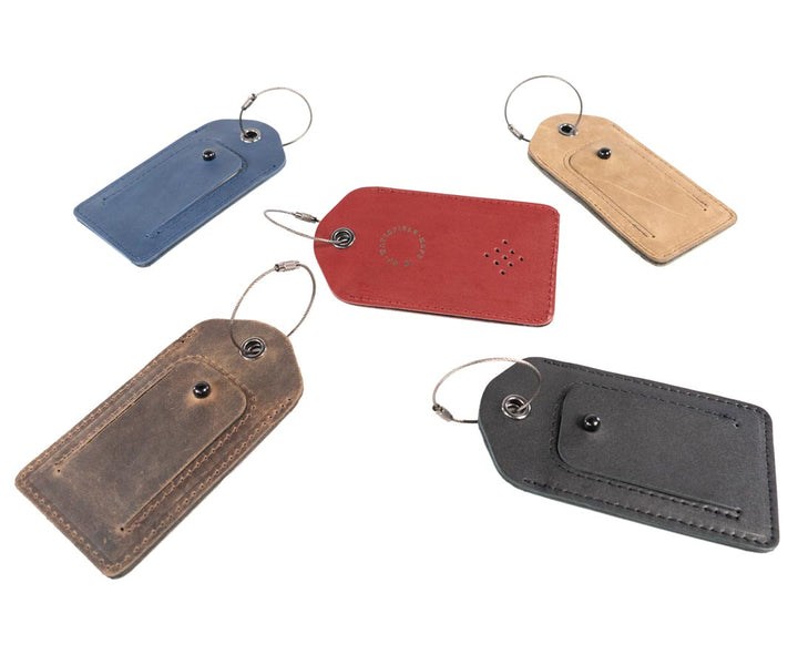 AirTag Leather Luggage Tag