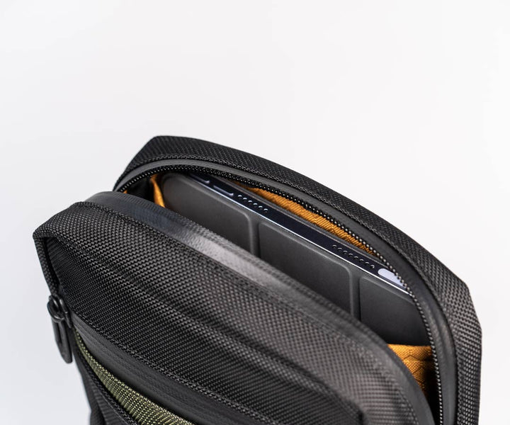 Compact Size: Fits iPad Mini + accessories