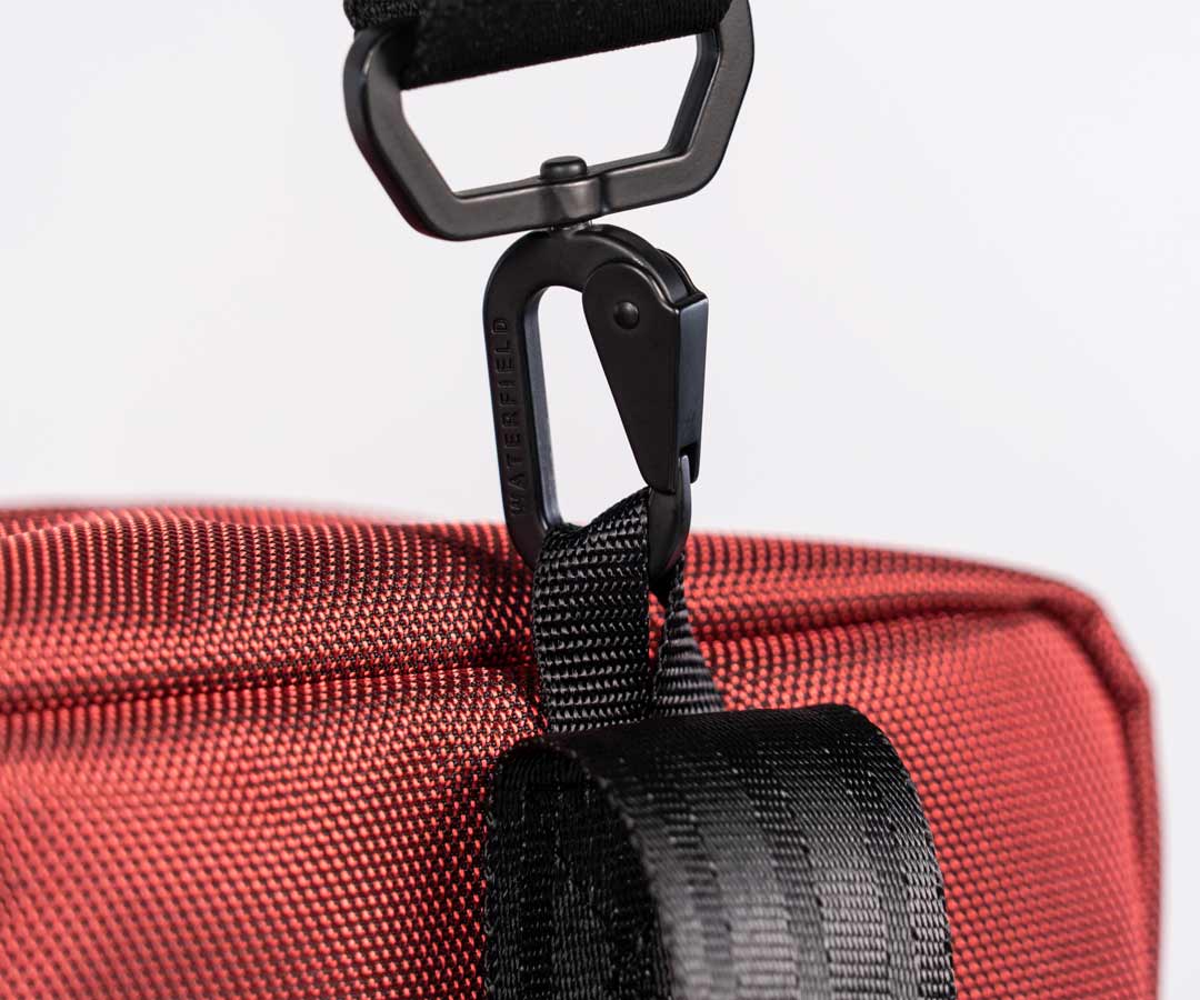 For Optional Carry: Hidden loops for strap attachments