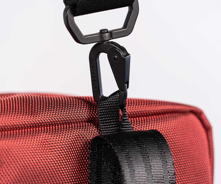 For Optional Carry: Hidden loops for strap attachments